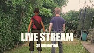 Cat 3D Animation LIVE Stream - Part 3