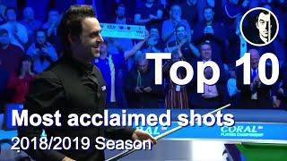 Top 10 Snooker Shots | 2018/2019 Season