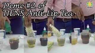 Demo #2 of TIENS Lipid Metabolic Management Tea | Sam Team of TIENS