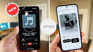 NEW Nothing OS Themed Apps | Music, Phone, and More