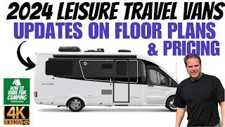 2024 Leisure Travel Vans Unity & Wonder Luxury Class C RV Floorplan and Pricing Update