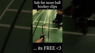 Inside My Mind of a Ball Hockey Play  #shorts #ballhockey