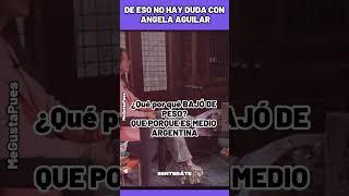 Angela Aguilar asegura que su peso es por ser mitad argentina