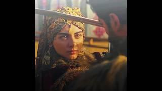 the only woman who can overpower osman bey- #balahatun #kurulusosman #osmanbey