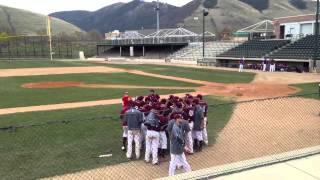 Nolan Throws Out The First Pitch At The Griz Game