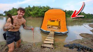 Overnight in FLOATING TENT on Deadliest River…