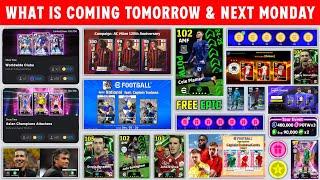 Free Coins, Free Epic Players  What Is Coming On Tomorrow And Monday In eFootball 2025 Mobile