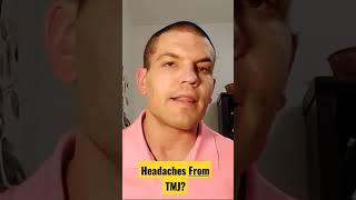 Can TMJ Cause Headaches?... Yes. #tmj #tmd #headaches #migraines #shorts