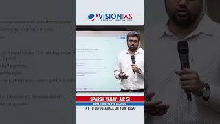 Toppers on Essay | Topper tip by Mr. Sparsh Yadav, AIR 51,  UPSC CSE 2022| TIP #331