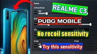 Realme c3 pubg mobile best sensitivity | realme c3 no recoil sensitivity | no recoil sensitivity |