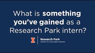 Research Park Intern Spotlight
