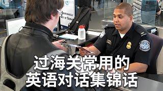 常用的机场过海关英语对话集锦（中英字幕）Customs English Listening and Speaking Practice | 機場過海關英語會話