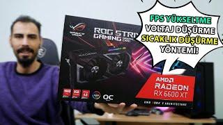 Amd Ekran Kartı ile Sıcaklık Düşürme ve FPS Yükseltme Yöntemi: Undervolt (RX 6600XT)