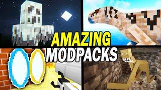 BEST Minecraft Modpacks You NEED to Play Now! (MEGA LIST)