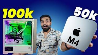 Apple Mac Mini M4 - Really Good For Video Editing ? || Comparison Gaming Pc VS MAC MINI M4