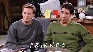 Ross and Chandler Try To Quit the Bank | Friends