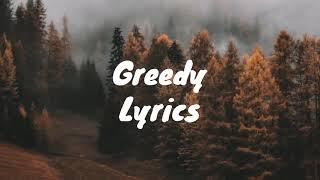 Greedy - Tate McRae (Lyrics)