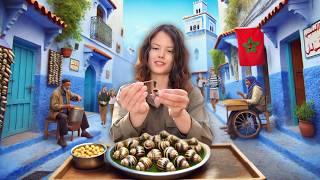 Je teste la street food à 1€ à Chefchaouen  (MAROC)