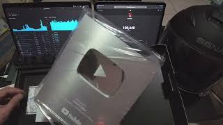 The New YouTube Silver Play button (August 2024) Unboxing.