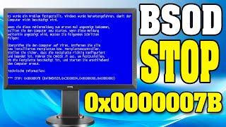 Как исправить ошибку Stop:0x0000007B