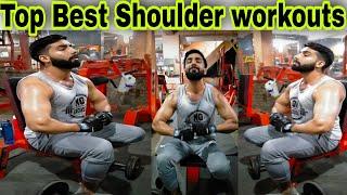 |Shoulder workouts for mussel gain|shoulder ki game|BY ch hamza mehar gym motivational trainer|part1