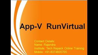 Microsoft App-V 5.0 Run Virtual