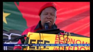 Julius Malema, formally launched his political party - the Economic Freedom Fighters.