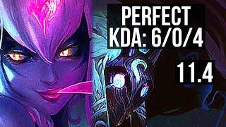 EVELYNN vs KINDRED (JUNGLE) | 6/0/4, 500+ games, Dominating | EUW Grandmaster | v11.4