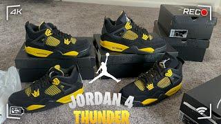 I COPPED 5 PAIRS OF JORDAN 4 ️THUNDERS️ TO RESELL THEY ARE ABSOLUTELY FIRE 