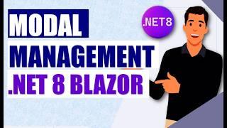 Mastering .NET 8 Blazor : Integrate Modal Dialog in your .NET 8 Blazor Web Application Easily.