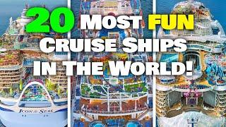 The 20 best cruise ships that are the most fun