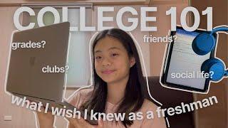 COLLEGE ADVICE  what I wish I knew as a college freshman, majors, dorm hacks, social life