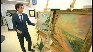 Sir Winston Churchill's oil paintings (UK) - BBC News - 27th July 2016