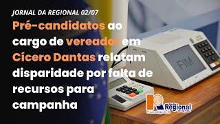 PRÉ-CANDIDATOS AO CARGO DE VEREADOR EM CÍCERO DANTAS RELATAM DISPARIDADE POR FALTA DE RECURSOS 02/07