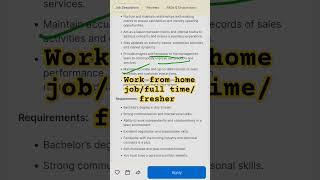 Jiohoster hiring graduates/freshers eligible/Work from home job/full time job/apply online