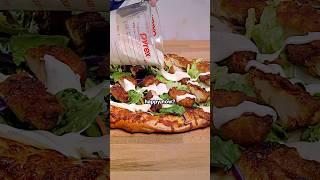 Chicken Salad Pizza  #shorts