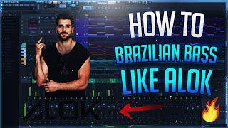 How To Brazilian bass like Alok - FL Studio 20 Tutorial [Presets and Project]