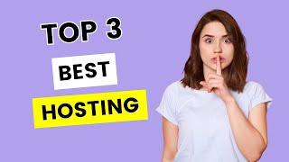 Top 3 Best Web Hosting for 2025 | Best Wordpress Hosting | (Discount Inside)