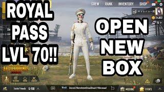 PUBG MOBILE - UNLOCK ROYAL PASS LVL 70 & OPEN NEW BOX ( SEASON 2 )