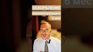 Оскорбление военнослужащего #адвокатпигальков #военные #служба #война #военнаяслужба #военныйюмор
