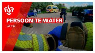 Prio 1: Ongeval - persoon te water | Brandweer Haastrecht