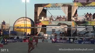 2016 ASICS WSOBV Long Beach Franca & Antunes BRA vs  Fernandez & Baquerizo ESP