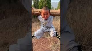 Very Hard Training for  Young Shaolin Kid #shorts #shaolin #wushu