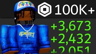 How I Made 100K+ Robux without Spending ANY Money!  (2025)