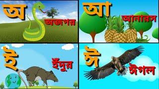 aye ojogor ।। অ ' অজগর আসছে তেড়ে ।। oye ojogor asche tere ।।Bengali cartoon ।।