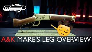 SHORTY LEVER ACTION?! - A&K M1873 "Mares Leg" Lever Action Gas Rifle| Airsoft GI