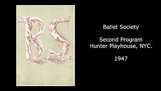 Ballet Society The Four Temperaments - Brooks Jackson A Dancers Story