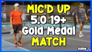 What a 5.0 Pickleball Gold Medal Match Sounds Like