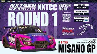 NXTGEN Racing Touring Car Championship | Season 8 | Round 1 | Misano | iRacing