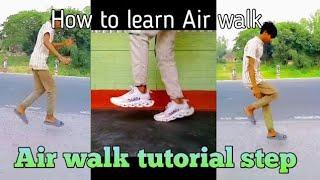 HOW TO LEARN SLICKBACK || Airwalk Dance Tutorial Step By Step || How To Do AirWalk